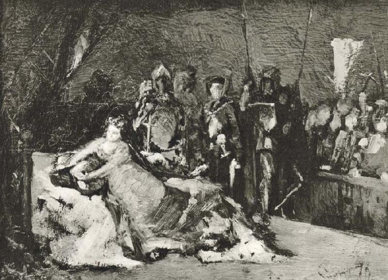Gustaf Cederstrom albrekt av mecklenburg hanas av drottning margareta china oil painting image